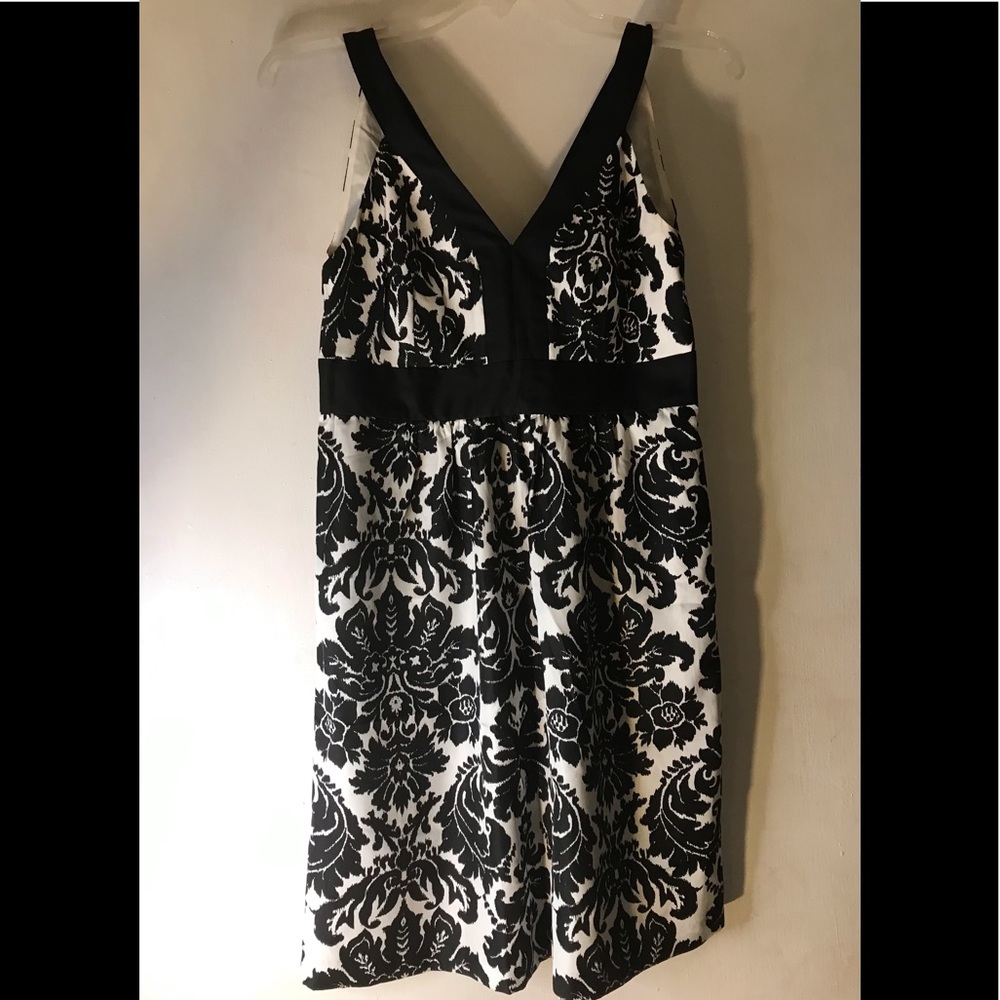 Ann Taylor Dress, Size 0P, Black & White
